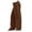 Brown, variant on EDFBUYKRS Female Women Pants Casual Capri Pants for Women Jeans Black Women's Solid Color Loose Comfort and Linen Drawstring Elastic Waist Pocket Straight Leg Trousers Casual Pants Xxxxxl