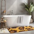 thumbnail image 2 of Yellow and Brown Of Leopard Print Kitchen Rug Mat,Kitchen Runner Rugs Non Skid Washable,Decorative Kitchen Floor Mats for Kitchen,Sink,Laundry,17"x47.2", 2 of 7