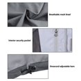 thumbnail image 6 of Little Donkey Andy Men's Waterproof Rain Jacket Outdoor Rain Shell Coat for Hiking,Golf,Travel Steel Gray/Light Gray S, 6 of 6