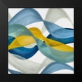 thumbnail image 2 of Saunders, Alonzo 20x20 Black Modern Framed Museum Art Print Titled - Horizontal Bands IV, 2 of 5