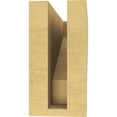 thumbnail image 4 of 3"W x 9"D x 6"H Classic Clemmons Rough Cedar Woodgrain TimberThane Corbel, Primed Tan, 4 of 6