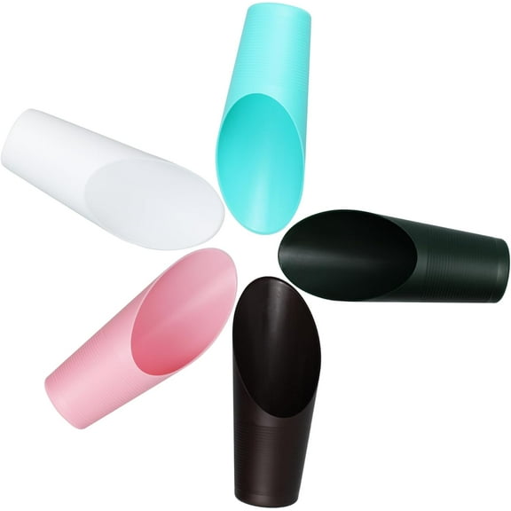 5 PCS Bonsai Soil Scoops,Leaf Scoops，Plastic Bonsai Tools