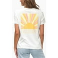 thumbnail image 2 of Reef Womens Lighter Graphic T-Shirt, White, Large, 2 of 2
