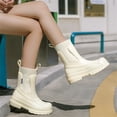 thumbnail image 4 of YOURDIARY Womens Rain Boots Short Ankle Chelsea Boots Waterproof Garden Shoes Slip-Resistant, 4 of 6