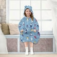 thumbnail image 7 of joogoo Blanket Hoodie for Skier Skating Oversize Sweatshirt 3-14 YR L, 7 of 7