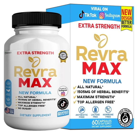 GreenVify Revra Max Dietary Supplement Capsules – Daily Vitality & Wellness Support