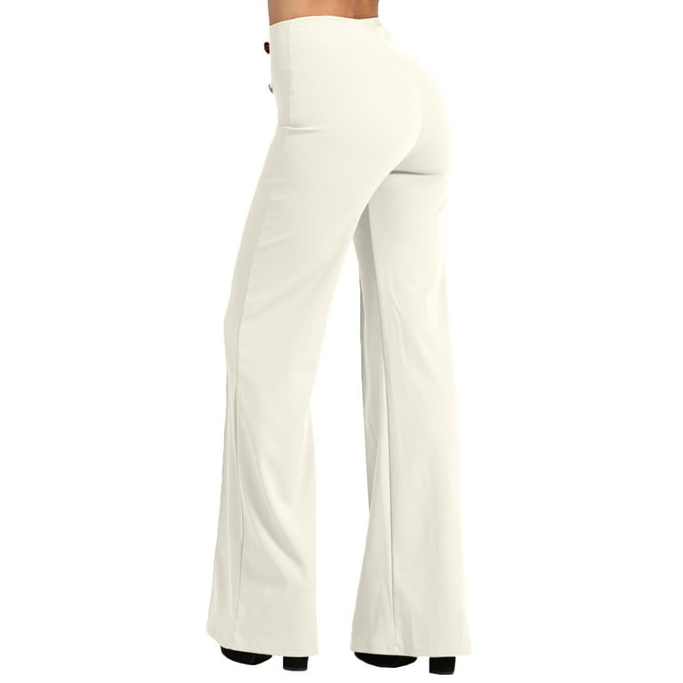 J. METHOD Women's High Waisted Sailor Bell Bottom Elastic J. METHOD Women's High Waisted Sailor Bell Bottom Elastic