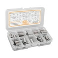 thumbnail image 2 of Thread Reducer Nut, M8x1.25 33PCS Self Tapping Design Threaded Insert Set  For Furniture Assembly, 2 of 8