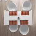 thumbnail image 3 of Ambesonne Vintage Place Mats Set of 4, Romantic Red Roses, Standard Size, Red Khaki Sand Brown, 3 of 4