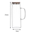 thumbnail image 3 of Jarra de transparente para el hogar con cubierta antipolvo para servicio de bebidas de café de té de agua fría / caliente tal se describe Macarena Tetera, 3 of 8