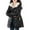 Black Coat for Women, variant on jtjvou Winter Jacket Women Coat Faux Fur Collar Hooded Overcoat Female Jacket Parka Thick Warm Cotton Padded Outwear Beige L