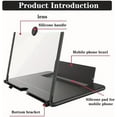 thumbnail image 5 of Screen Magnifier for Cell Phone - 2026 New Portable 3D High Definition Big Screen Phone Magnifier, Foldable Stand with Movie Screen Amplifier, 5 of 7