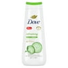 Dove Refreshing Long Lasting Gentle Women's Body Wash All Skin Type, Cucumber & Green Tea, 20 fl oz