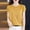 003 Yellow, variant on Hvot&aat Womens Summer Tunics Tops Notch Neck Button Short Sleeve Blouses Casual Solid Color Knit T-Shirts