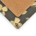 thumbnail image 4 of Pimpernel Sara Miller London Etched Leaves Large Placemats, Set of 4, 15.7 X 11.7 - Dark Grey, 4 of 6