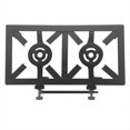 thumbnail image 7 of Cast Iron Double Burner Portable Outdoor Camp Stove Propane Gas LPG BBQ Cooker, 7 of 7