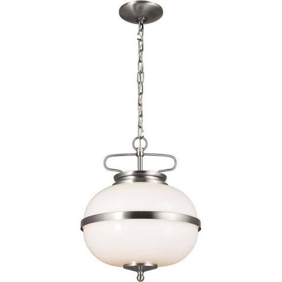 2 Light Pendant in Homestead Style-15.25 inches Tall and 12.25 inches Wide-Classic Pewter Finish Bailey Street Home 147-Bel-4652862