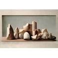 thumbnail image 2 of Treechild 14x11 Black Ornate Wood Framed with Double Matting Museum Art Print Titled - Carved Rocks, 2 of 4