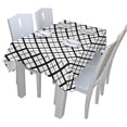 thumbnail image 3 of EREHome Nappe Carrée Noire et Blanche 60x104 Pouces, 3 of 4