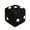 Black, variant on WEIOUKC Funny Dice Cube Pillow, 20cm Soft Stuffed Plush Cushion Doll, Novelty Sofa Back Lumbar Support & Home Decor Gift for All Ages