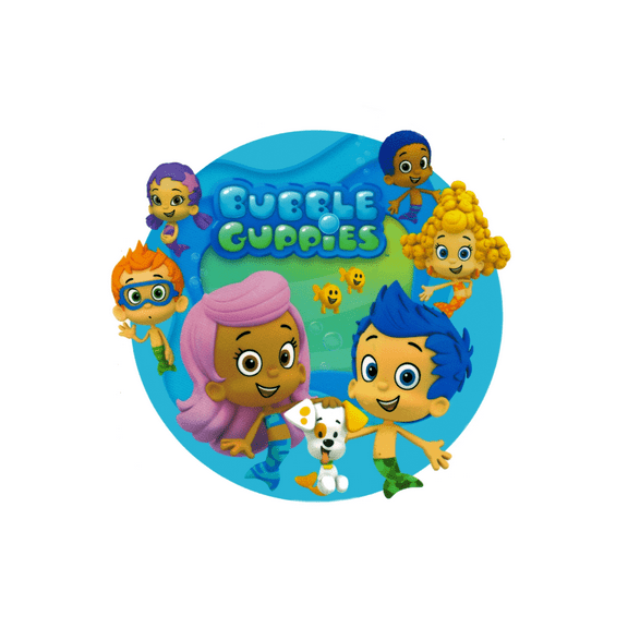 Bubble Guppies Edible Cake Topper-8" Round