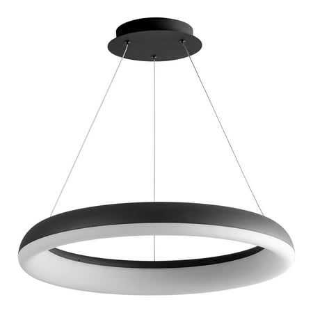 

Oxygen Lighting 3-63 Roswell 24 Wide Led Ring Chandelier - Black