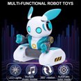 thumbnail image 2 of RC Toys Robots Detección Gestos Recargable Con Música Y Ojos LED para, 2 of 9