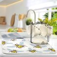 thumbnail image 5 of Dish Drying Mat Cute Bee Kitchen Dish Pads Super Absorbent Microfiber Dish Drying Rack Pads Safe Heat-resistant Kitchen Counter Mat,16x18 Inch, 5 of 7