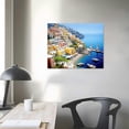 thumbnail image 3 of Nawypu Canvas Prints - Positano, Amalfi Coast, Italy On Canvas Modern Wall Art Pictures for Home Decoration (20X16 Inch, Framed), 3 of 4