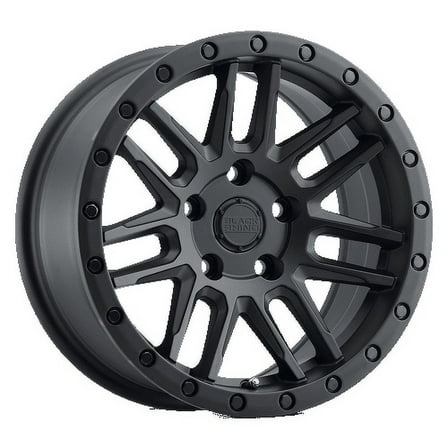 Black Rhino Aluminum Rim ARCHES 17X8in Matte Black Finish, 1780ACH305100B56