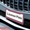 thumbnail image 4 of 1PC Burgundy License Plate Frames with Subtle Speckles and Mounting Accessories 6. 3x12. 2inch(16x31cm), 4 of 8