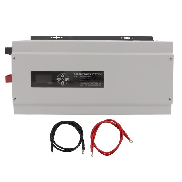 4000W Solar Inverter Pure Sine Wave High Frequency Efficient Conversion Dual LCD Display Solar Inverter Charger 220VAC 48V