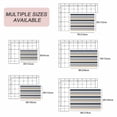 thumbnail image 6 of Khaki Grey Striped Outdoor Rug 5x8 Ft, Non Slip Washable Area Rug, Navy Blue Farmhouse Stripes Abstract Art Patio Rugs Carpet Runner, Large Floor Mat for Indoor/Outdoor Deck Porch Camping, 6 of 8