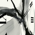thumbnail image 3 of Designart "Neutral Abstract Expression IV" Abstract Shapes Oversized Wall Clock, 3 of 5