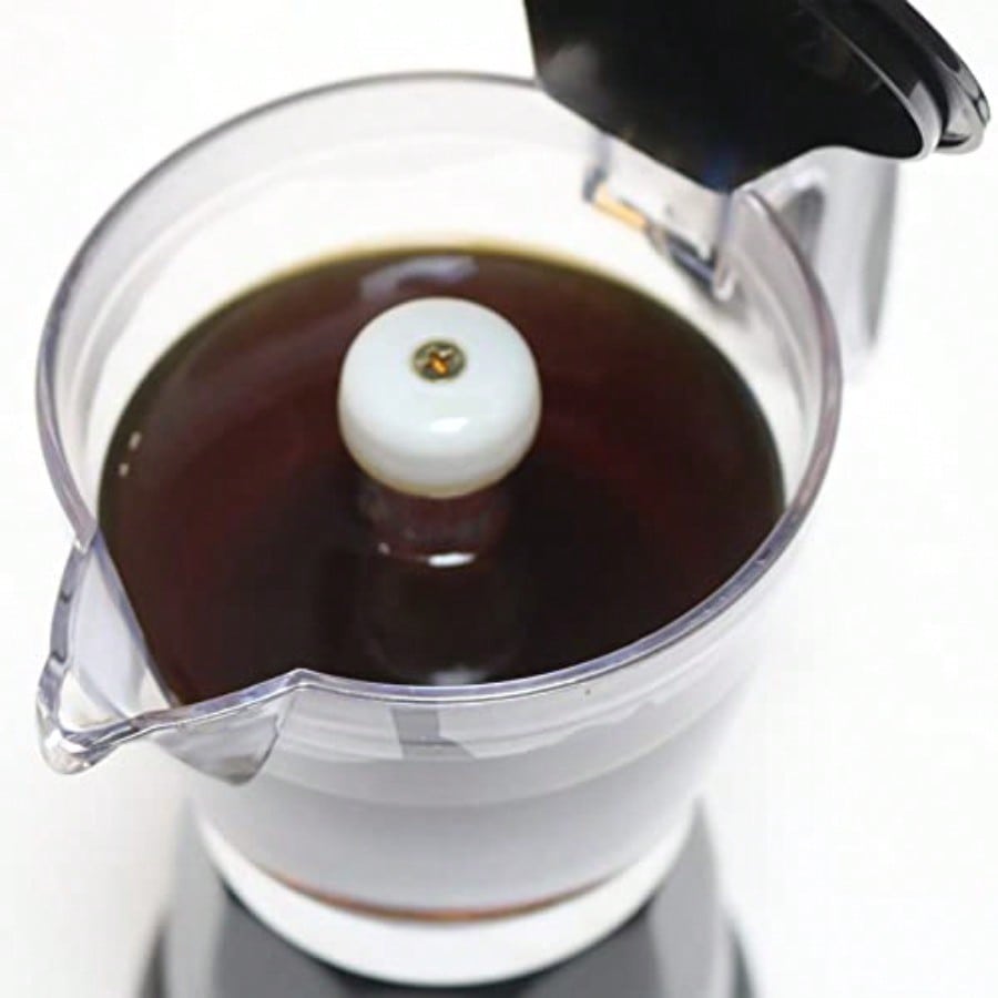Cuban Coffee Maker 6 or 3cup Electric Espresso Coffee Maker Portable Cafeteras Electricas Modernas Electric Moka Pot with Detachable Base and Overheat Protection Coffee Gift for Home Travel