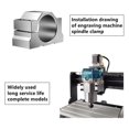 thumbnail image 5 of 65mm CNC Spindle Motor Clamp Mounting Bracket,Spindle Motor Mount Support with 4pcs Screw, for CNC Router Engraving, 5 of 5