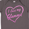 thumbnail image 4 of Inktastic I Love My Glamma in Pink Chalk Heart Boys or Girls Baby Bodysuit, 4 of 5