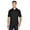 Black, variant on Harriton M345 Men's Advantage Snag Protection Plus IL Snap Placket Polo-Industry Blue-L