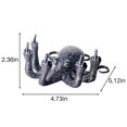 thumbnail image 3 of Miniatura De Pulpo De Animales, Estatua De Jardín, Barra De Mesa, Escultura Decorativa, Decoración Coleccionable De Animales Vogacara HA040696-01, 3 of 6