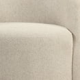 thumbnail image 4 of Lifestyle Solutions Briars Art Deco Style Swivel Accent Chair, Khaki Boucle Fabric, 4 of 5