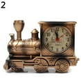 thumbnail image 2 of Limei Retro Train Clock Model Train Locomotive Clock Table Time Clock Steampunk Decoration Home Office Shelf Train Model Time Clock, 2 of 5
