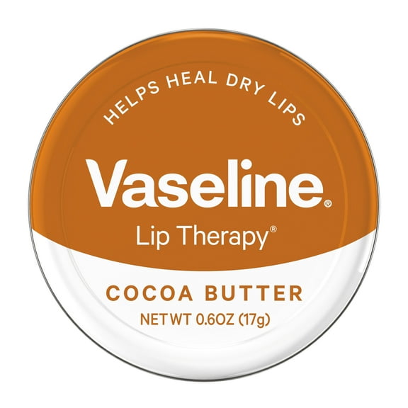 Vaseline Cocoa Butter Lip Balm Tin, 0.6 oz