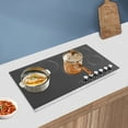 thumbnail image 4 of 5-Burner Electric Ceramic Cooktop, Modern Countertop & Embedded, Precise Temperature Control, Safety Features, LED Display, 110V, 900W-1200W Power, 4 of 8