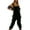 11# Black, variant on Womens Fuzzy Fleece Overall Jumpsuits Casual Loose Fit Winter Sherpa Bib Overalls with Pockets Gray XL