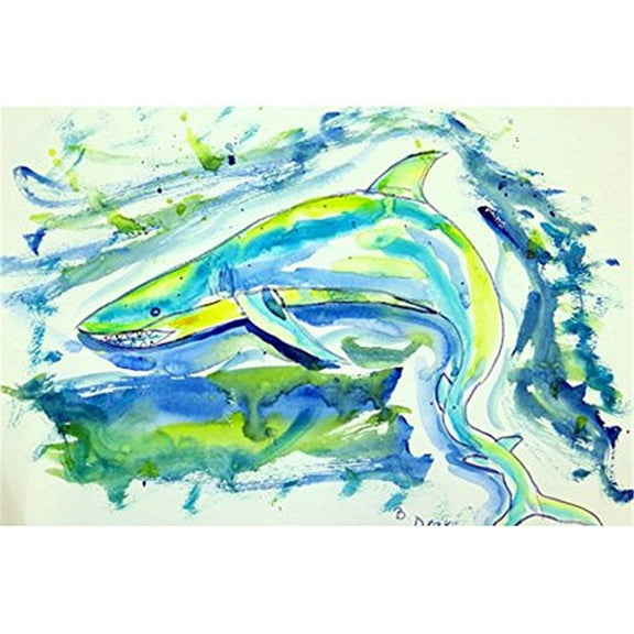 Betsy Drake  Green Shark Place Mats (Pack of 4)