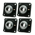 thumbnail image 2 of MAPLE ACE UCF207-23 R3 Roulement à Bride à Triple Loquet 1-7/16 Pouces Alésage 4-Bolt Solide, 2 of 5