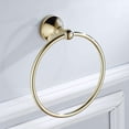 thumbnail image 2 of Toallero Perchero Baño Percha Gancho Montado En La Pared Baño Anillo De Latón Dorado Magideal Anillo de toalla, 2 of 6