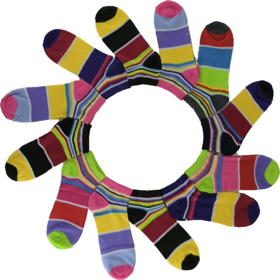 12 Pairs New Women Lady Girl Cotton Fashion Argyle Plain Black White Stripe Polka Dot Music Casual Ankle School Low Cut Socks Soft Colorful 9-11