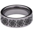 thumbnail image 4 of Ancient Celtic Ornament Tungsten Carbide Ring, 4 of 6