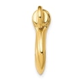 thumbnail image 2 of 14k Yellow Gold Large Shackle Link Necklace Charm Pendant Seashore Boating, 2 of 8